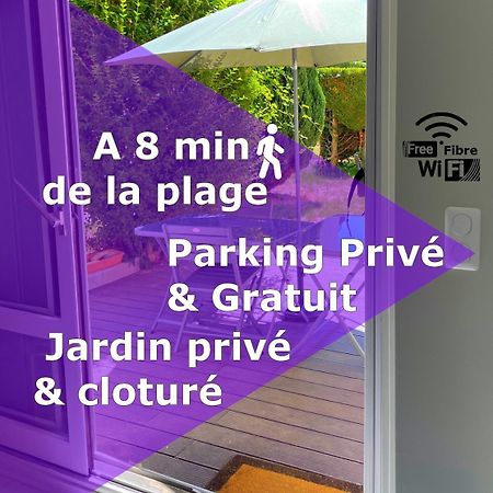 Studio Proche Plage - Parking Gratuit Et Prive - Terrasse Et Petit Jardin Cloture Курсёль-сюр-Мер Экстерьер фото