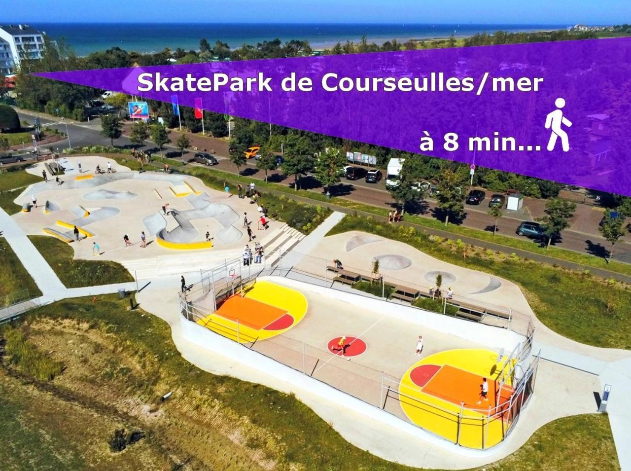 Studio Proche Plage - Parking Gratuit Et Prive - Terrasse Et Petit Jardin Cloture Курсёль-сюр-Мер Экстерьер фото