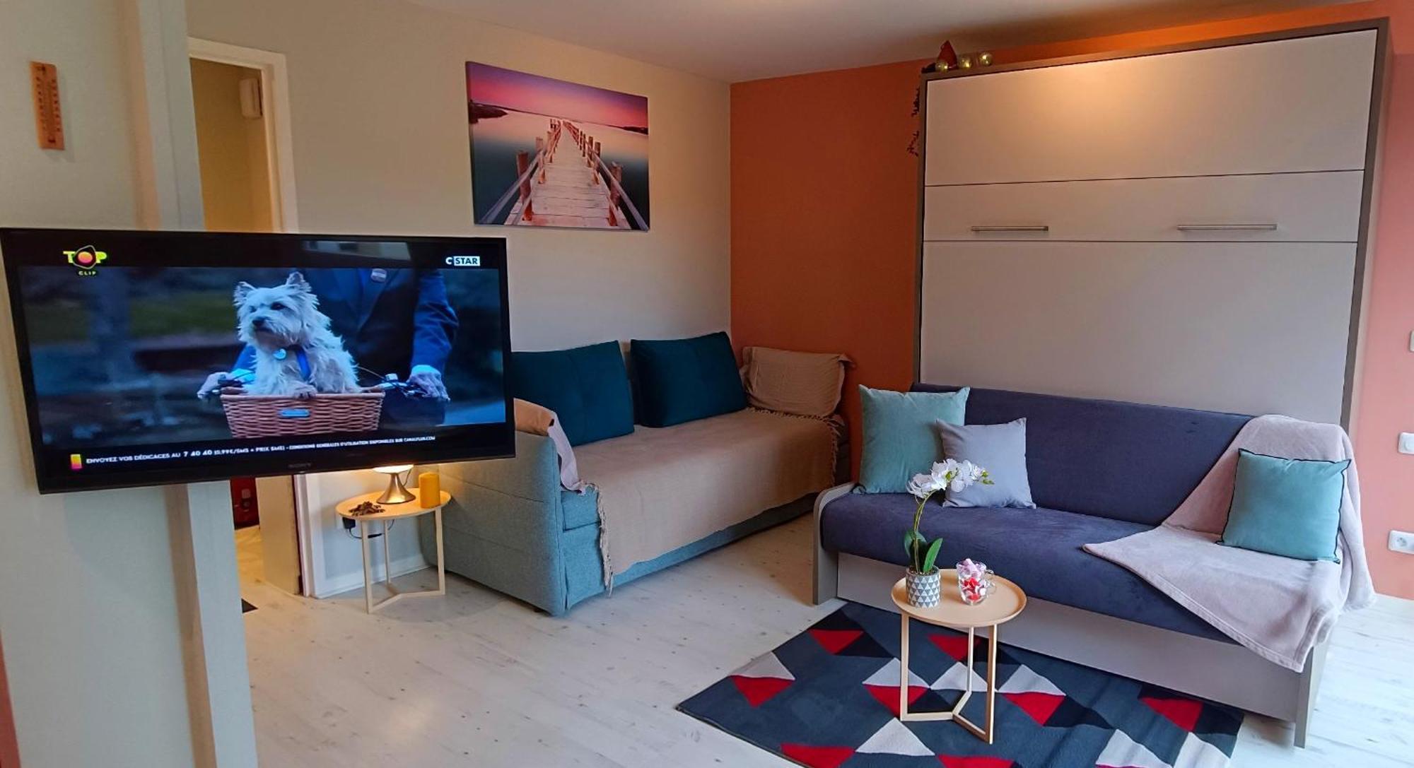 Studio Proche Plage - Parking Gratuit Et Prive - Terrasse Et Petit Jardin Cloture Курсёль-сюр-Мер Экстерьер фото