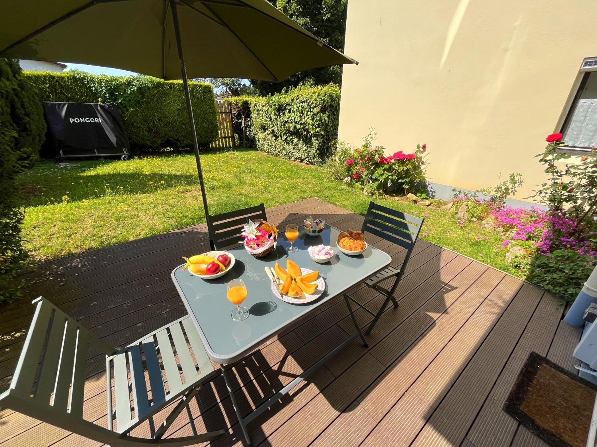 Studio Proche Plage - Parking Gratuit Et Prive - Terrasse Et Petit Jardin Cloture Курсёль-сюр-Мер Экстерьер фото